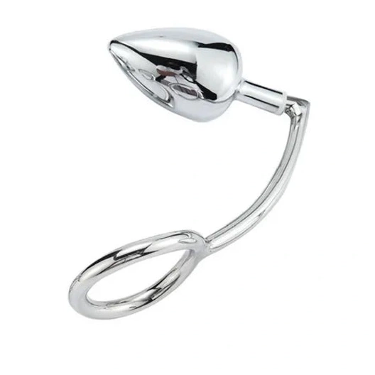 Ring Stainless Hook with Set 4663 Steel DiscreetChoice Anal Cock 0218